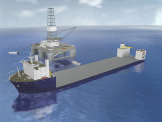 “大国重器”再添新成员国内首艘智能半潜船在广州J9九游会 九游会J9交付(图7)