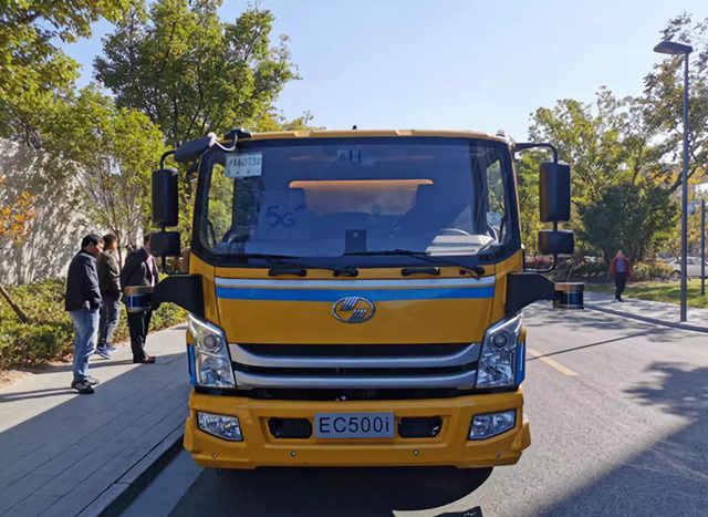 工时节省一半5G智能环J9九游会 九游会J9卫车亮相崇明(图2)