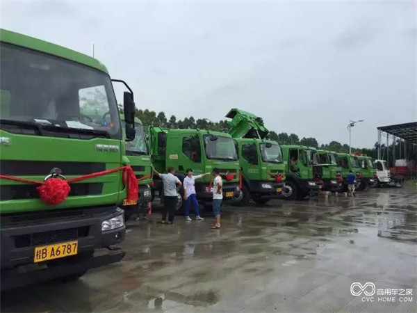 全国首款42新型环保智能渣土车批九游会J9 J9九游会量交车(图3)