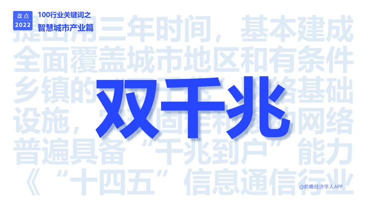 2022年智慧城市产业J9九游会 九游会J9十大关键词：双千兆、城市大脑、东数西算……