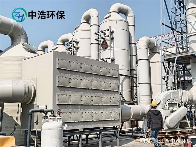 什么是废气喷淋九游会J9 J9九游会塔？喷淋塔工作原理及作用是什么？中浩环保告诉你(图2)